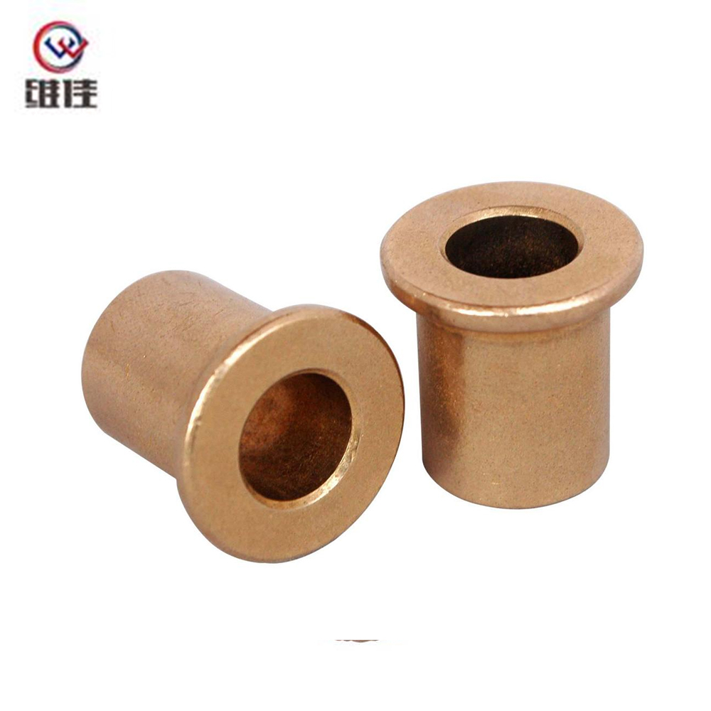 Powder Metallurgy Self-lubricating Tin Bronze Flanged Bushing